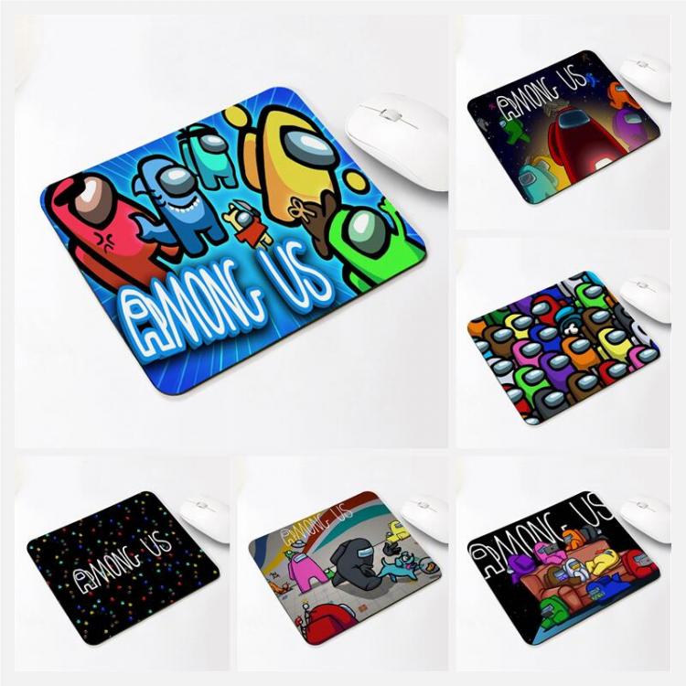 all in one place בגדי נשים Among us Game Anime Mouse Pad Home Office fashion Non-slip Rubber Desktop Soft Pad Portable Desk Mat Computer Accessories gift
