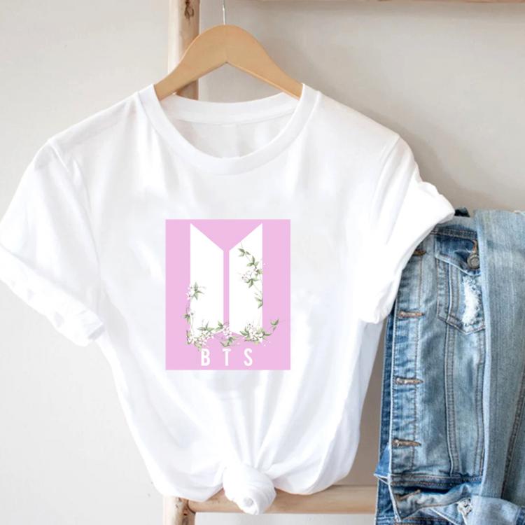 all in one place בגדי נשים Hip Hop New Style T Shirts For Women Korean Fashion T-Shirt Summer Fashion Clothes Butter Printed Alphabet Vntage T-Shirt