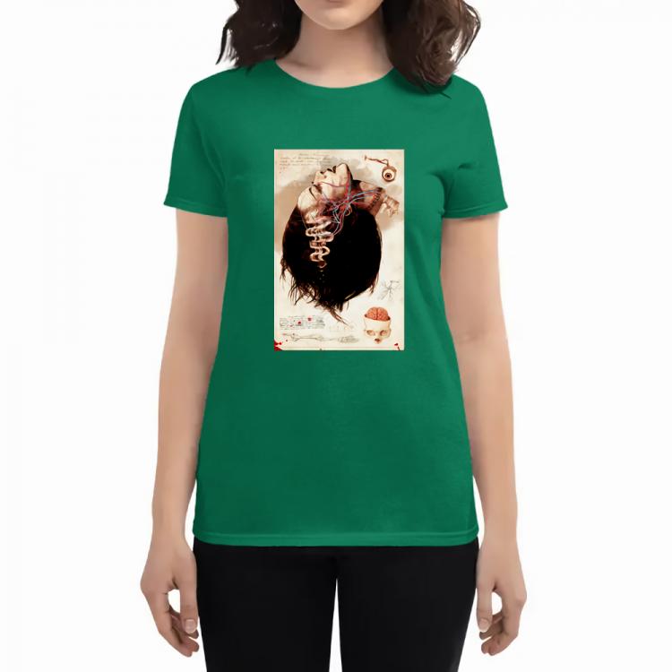 all in one place בגדי נשים Bride Of Frankenstein Anatomy Lesson Print T Shirts Woman Summer Fashion Top Brand Casual Tshirts Fashion O-Neck Woman T Shirt