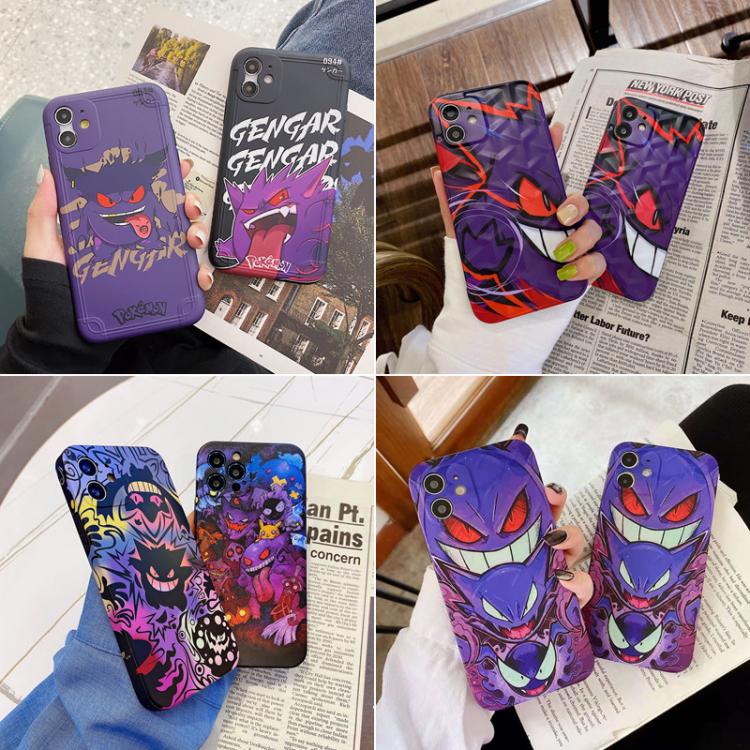 all in one place בגדי נשים Pokemon Gengar Phone Case for IPhone 7/8/Plus X/XS/XR/XS Max/11/12/Pro Anime Cool Crazy Anti-fall Silicone Case Christmas Gift