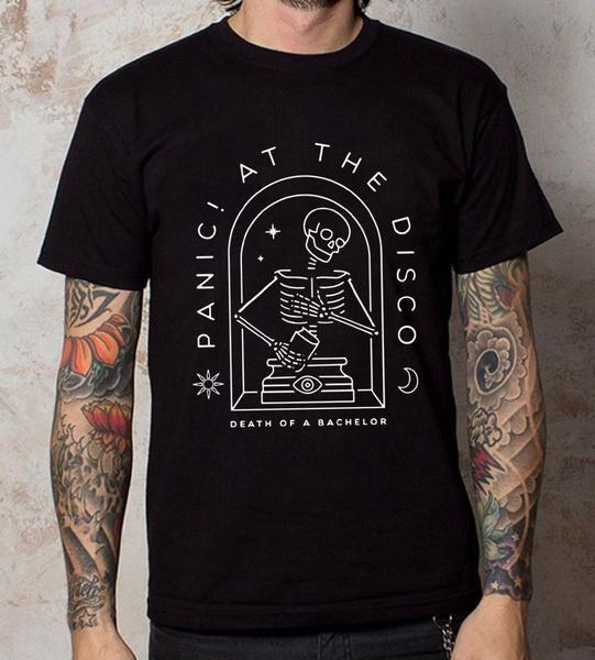 all in one place בגדי נשים Panic At The Disco T-Shirt PATD Death of A Bachelor T Shirt New Unisex Size Adult Cloting T-Shirt Women unisex graphic tees Tops