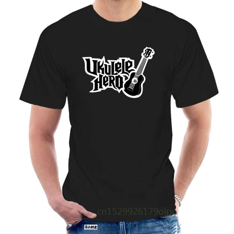 all in one place בגדי נשים UKULELE HERO GUITAR FUNNY MENS BOYS T Shirt  Hip Hop men tshirt rock Unisex t shirt Fashion Tops Cool Summer Tees funny @105708