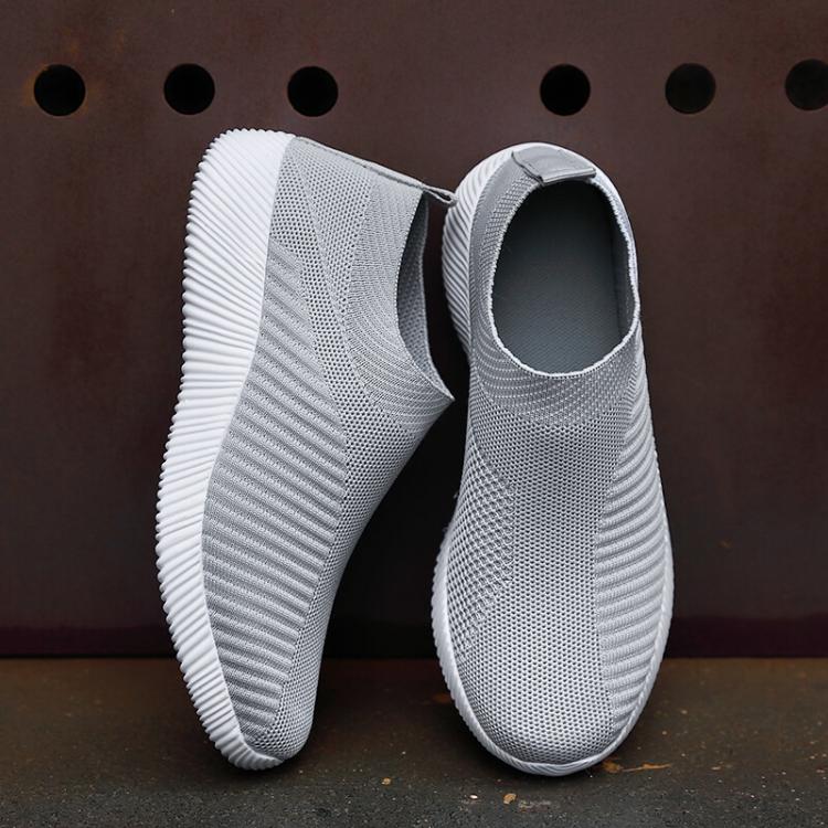 all in one place בגדי נשים Women Vulcanized Shoes High Quality Women Sneakers Slip On Flats Shoes Women Loafers Plus Size 42 Walking Flat