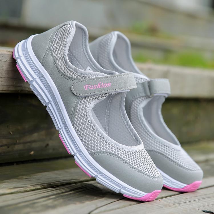 all in one place בגדי נשים Women Sneakers Fashion Breathable Mesh Casual Shoes Zapatos De Mujer Plataforma Flat Shoes Women Work Shoes Comfortable for Work