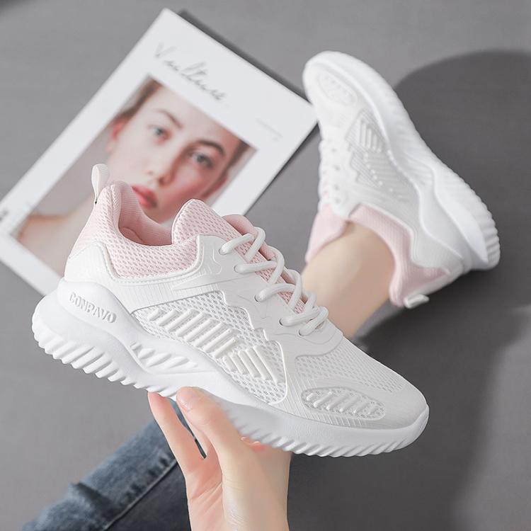 all in one place בגדי נשים Women shoes running shoes wild breathable single net shoes women fashion trend student sneaker casual shoes white shoes