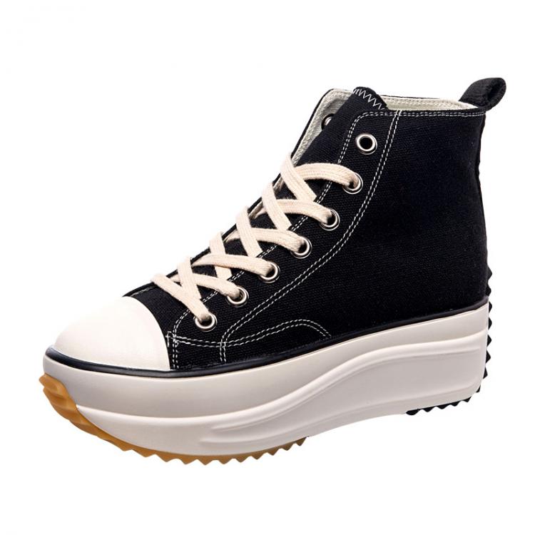 all in one place בגדי נשים 2021 Canvas Shoes Women Fashion Trainers Women High Top Sneaker Lady Autumn Female Footwear Breathable Sneakers Platform Shoes