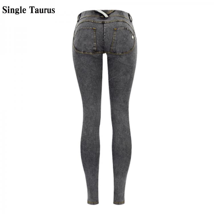 all in one place בגדי נשים Low Waist Push Up Jeans Women Fashion High Street Snow Gray Wash Slim Elasticity Skinny Denim Pants Soft Cotton Vaqueros Mujer