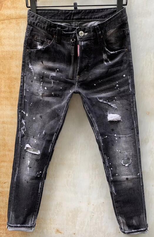 all in one place בגדי נשים New WOMEN/men ripped jeans DSQ jeans motorcycle jeans jacket men trousers T 959