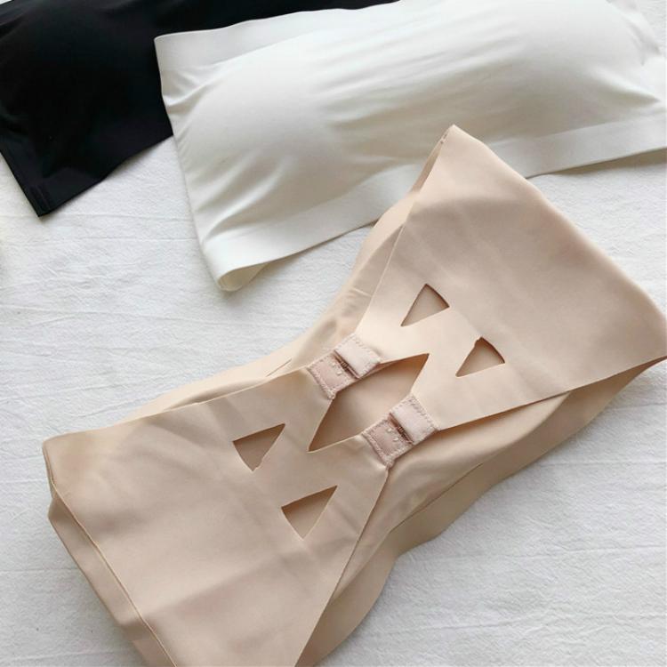 all in one place בגדי נשים New One Piece Seamless Tube Tops Women Invisible Bra Intimates Strapless Bustier Bandeau Breathable Wrapped Chest Underwear