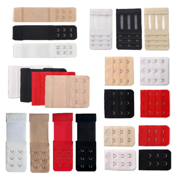 all in one place בגדי נשים 3/4/6/8pcs Bra Extension Strap Extenders for Women Adjustable Belt Buckle Nylon Elastic Bra Extension Strap Hook Clip Expander