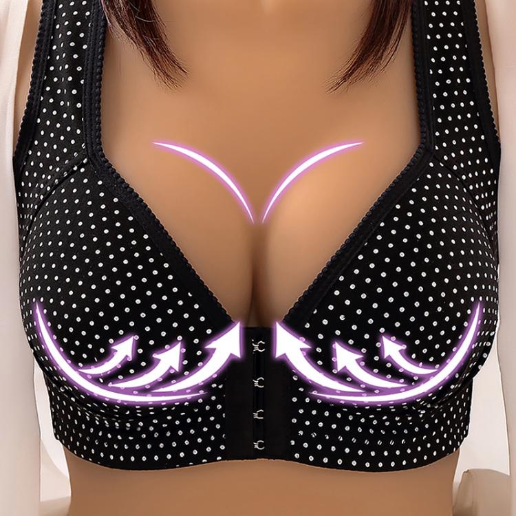 all in one place בגדי נשים Women Front Buckle Breathable Bra Wire Free Plus Size Underwear Widened Shoulder Straps Brassiere Comfort Female Summer Thin