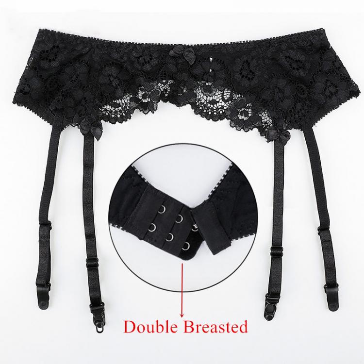 all in one place בגדי נשים Women's Sexy Lingerie Plus Size Lace Garter Suspenders Transparent Underwear Adjustable Double Breasted Waist Belt For Stocki