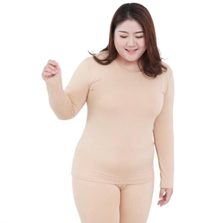 all in one place בגדי נשים New Long Sleeve Women Plus Size Thermal Long Johns Autumn Women Long Johns Solid Warm Women Thermal Underwear 3XL 4XL 5XL Wear