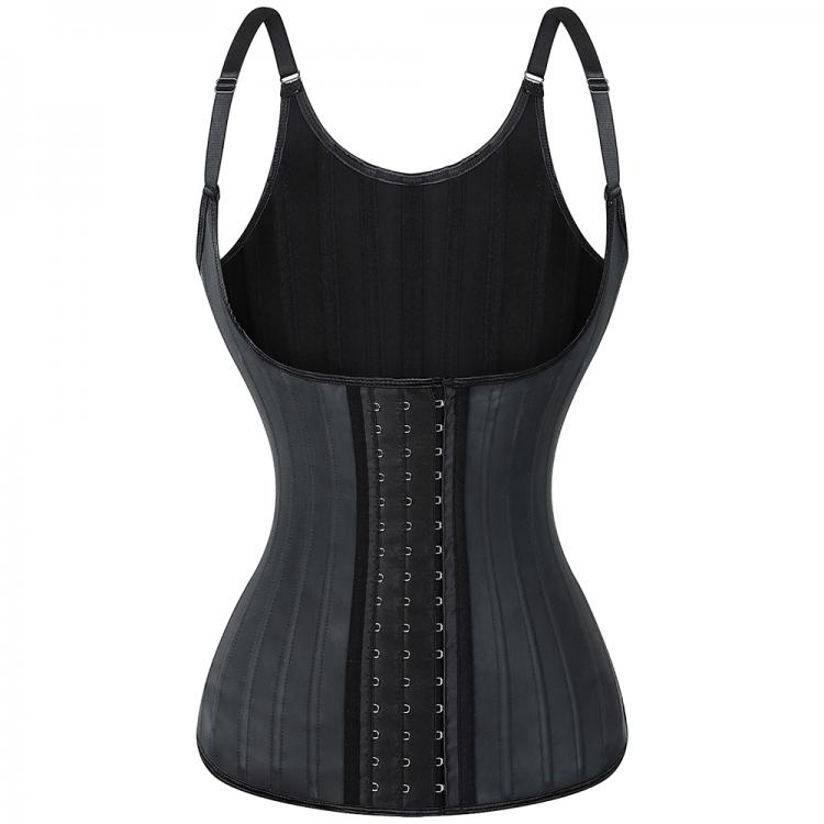 all in one place בגדי נשים Latex Vest Waist Trainer Corset Body Shaper 25 Steel Bones Shapewear Colombian Girdles Belly Slimming Sheath Modeling Strap Faja