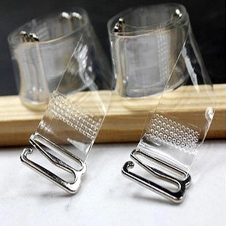 all in one place בגדי נשים 3Pairs=6Pcs Metal Buckle Bra Straps Belt Women's Elastic Transparent Silicone Adjustable Invisible Intimates Women Accessorie