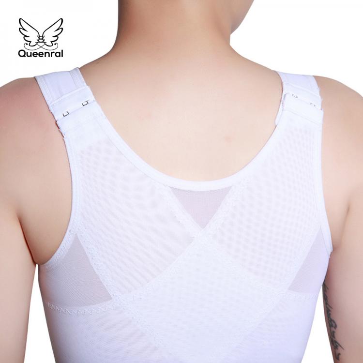 all in one place בגדי נשים lesbian Chest Binder vest Lesbian Casual Breathable Buckle short Tops Bandage Breast Binder Correction underwear Anti-humpback