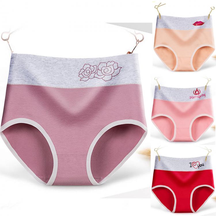 all in one place בגדי נשים Plus Size Patchwork Women's Panties Fashion Cotton Underwear Mid-rise High Quality Underpanties For Women Нижнее Бел