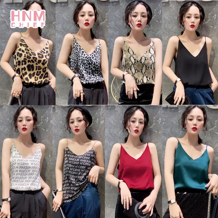 all in one place בגדי נשים HNMCHIEF Sexy Camo Top Pyjama Femme Summer V-neck Slim Vest Casual Sleeveless Tops Plus Size Tank Top Crop Top Sleepwear Women
