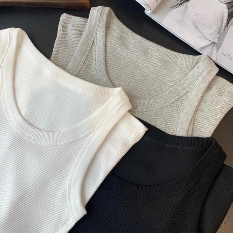 all in one place בגדי נשים Basic 100% Cotton Tops Women Tank Tops M,L