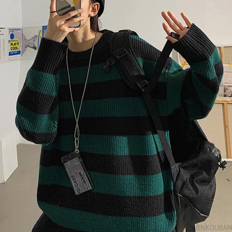 all in one place בגדי נשים Women Sweater Winter Pullovers Woman Striped Sweater Casual Jumper Oversize Couple Harajuku Shirt Warm Pullover Sueter De Mujer