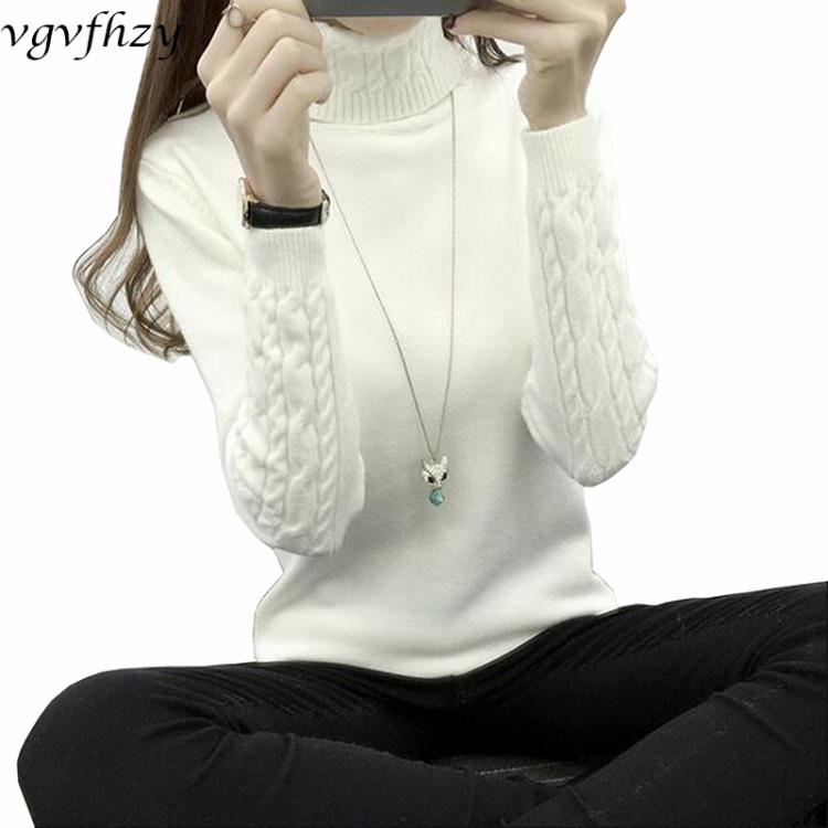 all in one place בגדי נשים Women Turtleneck Winter Sweater Women 2021 Long Sleeve Knitted Women Sweaters And Pullovers Female Jumper Tricot Tops LY571