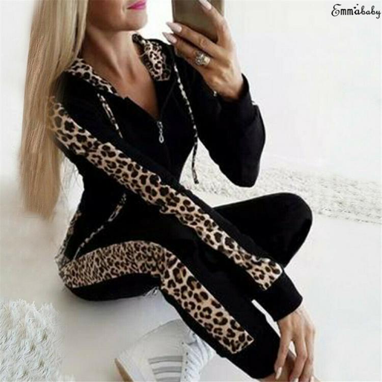 all in one place בגדי נשים 2Pcs Set Women Sport Tracksuit Zipper Hoodies Sweatshirt Pants Set Jogger Sport Wear Ladies Casual Sweat Autumn Streetwear Suit