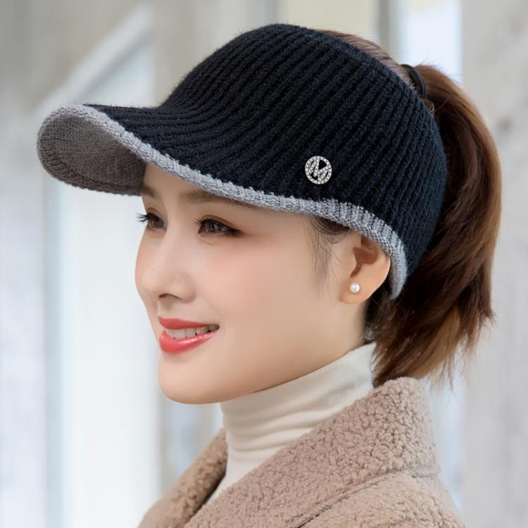 all in one place אביזרי נשים CNTANG 2021 Hats For Women Autumn Winter Sports Empty Top Caps Female Knitted Warm Baseball Cap Fashion Running Golf Sun Hat