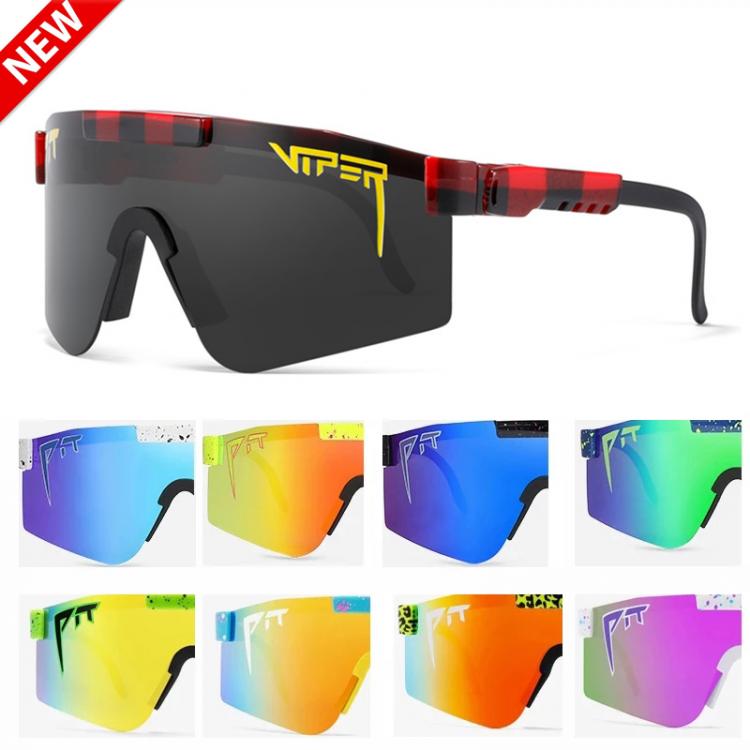 all in one place אביזרי נשים New Pit viper Sport Sunglasses men polarized outdoor eyewear tr90 frame uv400 protection black lens C23