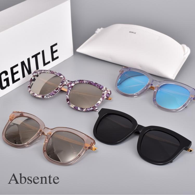 all in one place אביזרי נשים Korea  square Acetate Polarized UV400   men women Sunglasses  Gentle Absente sunglasses women men  With brand Case