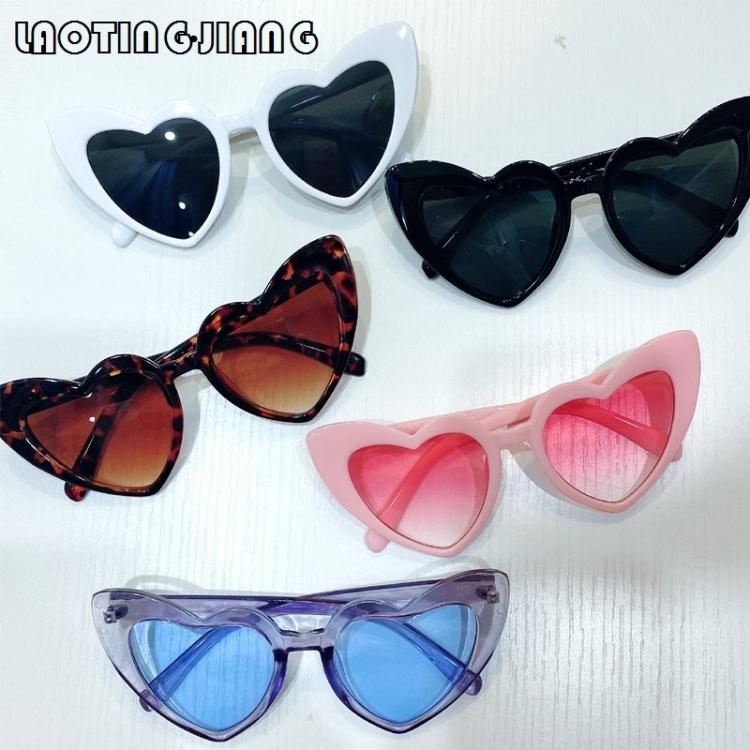 all in one place אביזרי נשים Luxury Heart Glasses Effect Women Heart Lenses Sunglasses For Women Driving Sunglass Female Pink Sun Glasses UV400 Black Eyewear