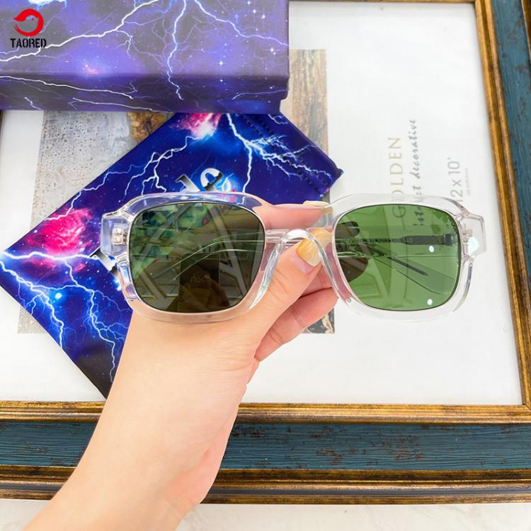 all in one place אביזרי נשים Americam Street Fashion Trendy Brand 2021 New Women's Sunglasses Men's Small Square Acetate Frame Top Quality Design Sun