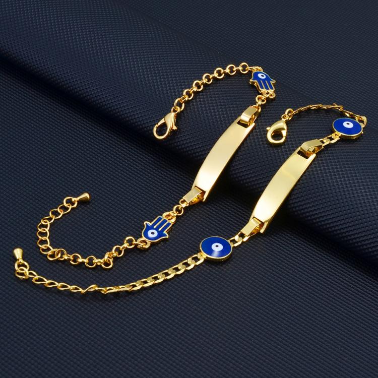 all in one place אביזרי נשים Anniyo Amulet Symbols Hamsa Eye Bracelets Kids Baby Arabia Middle East Turkey Iraq Kurdistan Hand Chain Banglets Greece #018201