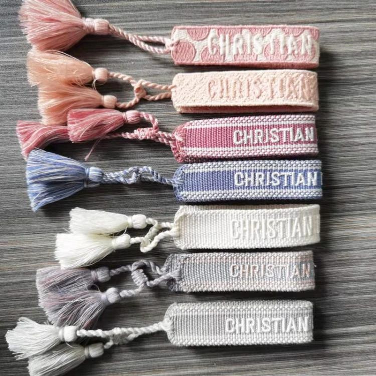 all in one place אביזרי נשים Woven Friendship Bracelet For Women 2021 Handmade Braided Bracelets With Tassel Print Embroidery Bracelet Wholesale Jewelry