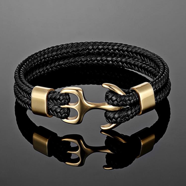 all in one place אביזרי נשים MKENDN Navy Style Men Anchor Bracelet Woven Multilayer Leather Bracelets For Women Black Stainless Steel Sport Buckle