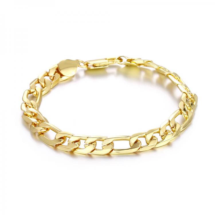 all in one place אביזרי נשים New 925 Silver Bracelet 18K Gold 8MM Ferrero Bracelet Men&Women Charm Jewelry Wedding Gift