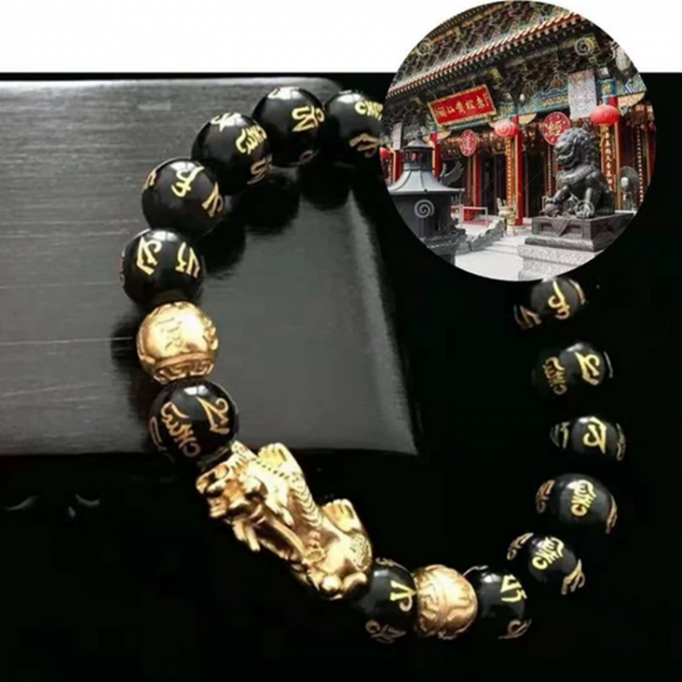 all in one place אביזרי נשים Pure copper Pixiu Feng Shui Gift Obsidian Bracelet for man and women Handmade good Lucky Amulet Jewellery