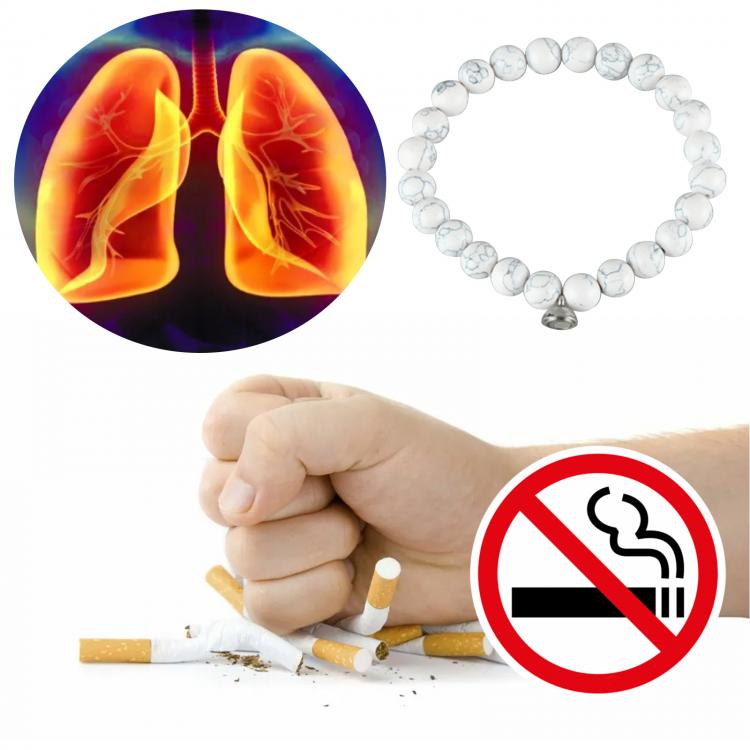 all in one place אביזרי נשים Quit Smoking Bracelet Refuses Nicotine Smoke Spirit Smoking Dispel Addiction Men Women Anti-anxiety Natural Stone Bracelet