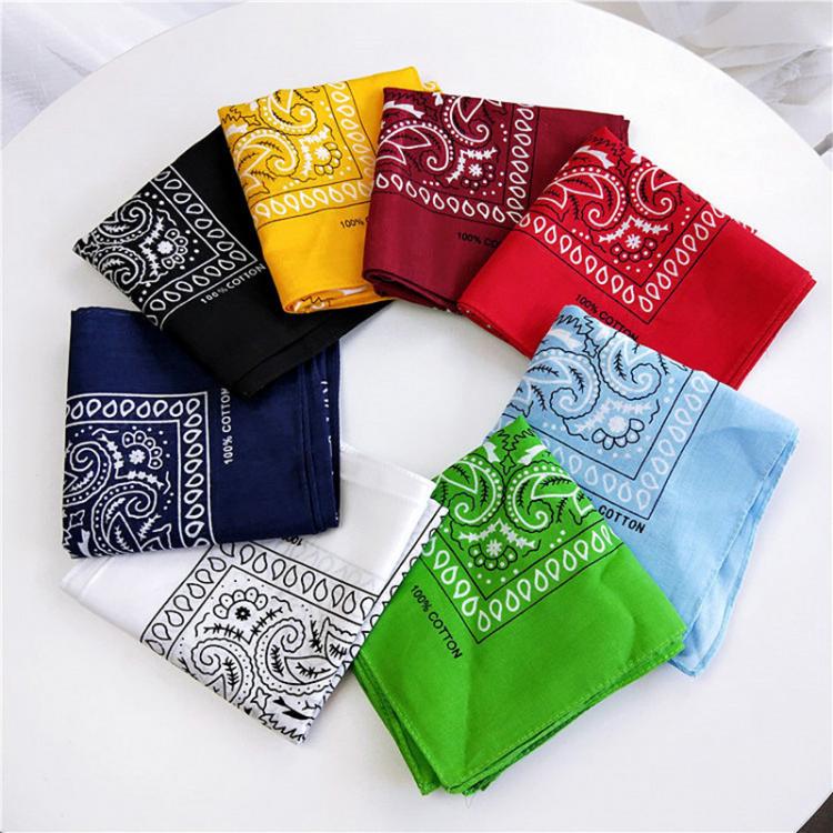 all in one place אביזרי נשים Unisex Cotton Blend Hip Hop Bandana Headwear Hair Band Scarf Neck Wrist Wrap Band Magic  Head Square Scarf