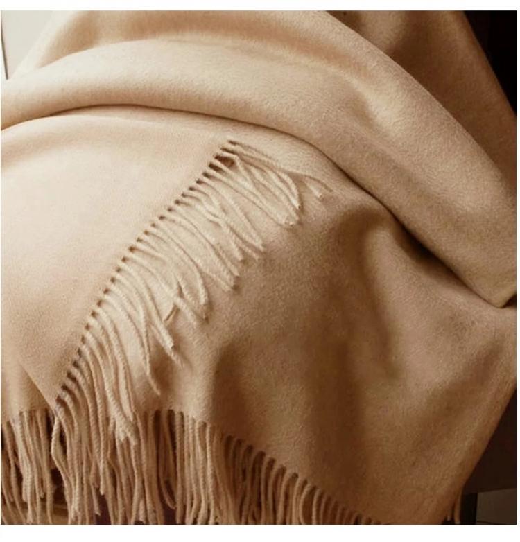 all in one place אביזרי נשים Solidlove 100% Wool Winter Scarf Women Scarves Adult Solid  Luxury Autumn Fashion Designer Scarf  Poncho Scarfs for Ladies Wrap