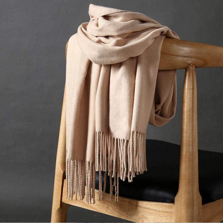 all in one place אביזרי נשים 2021 Women Winter Scarf Pure Cashmere Scarves Thick Neck Warm Headband Hijab Lady Shawls Wraps Blanket Pashmina Female Echarpe
