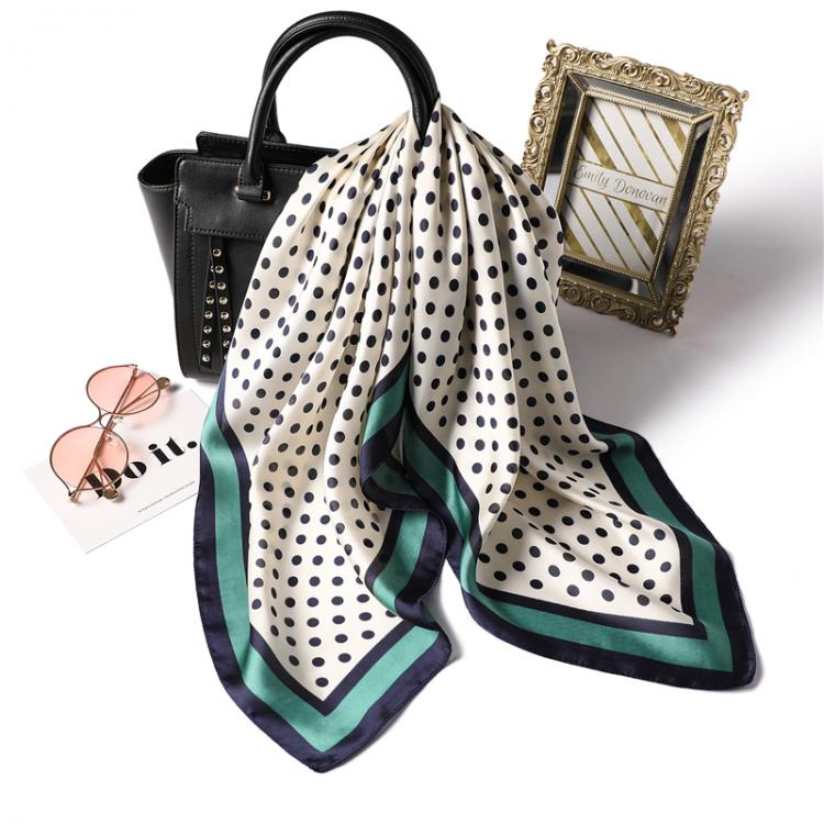 all in one place אביזרי נשים 2021 Silk Square Scarf Lady Hair Head Foulard Women Bandana Fashion Shawl and Wraps Female Bag Scarves Neckerchief Hijab New