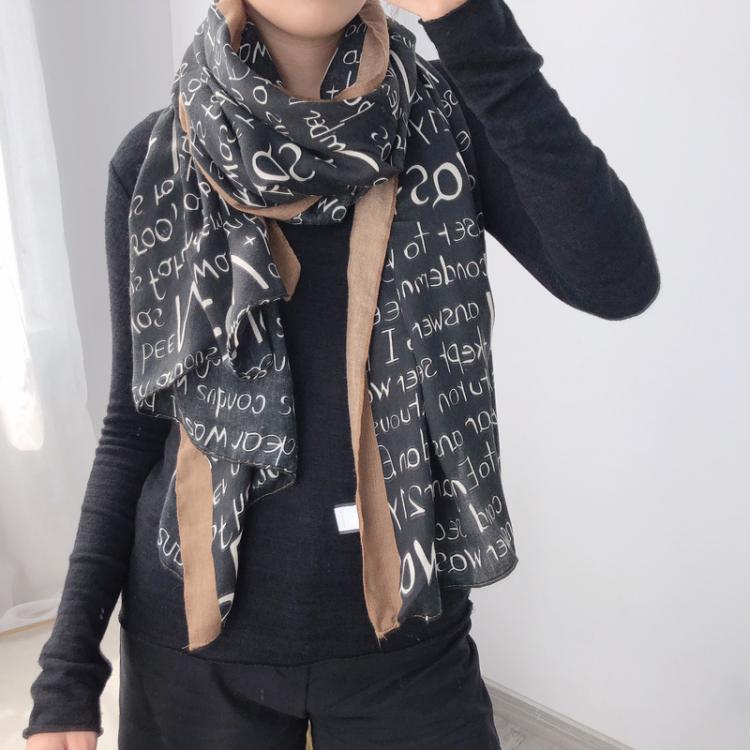 all in one place אביזרי נשים New 2020 Fashion Winter Scarf Women Cotton Warm Pashmina Foulard Lady Luxury Horse Scarves Thick Soft Bufanda Shawls Wraps