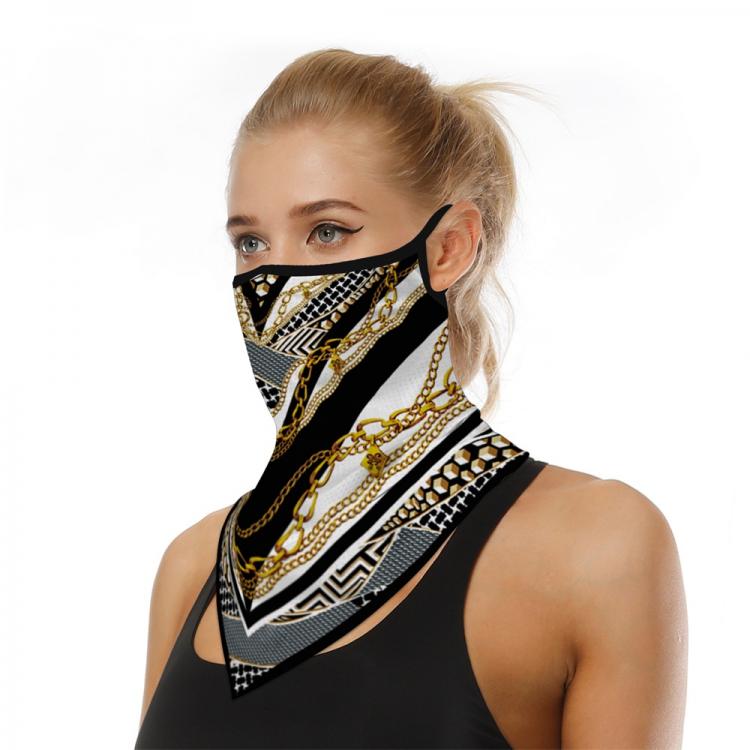 all in one place אביזרי נשים NEW Triangle Half Face Shield Men Women Breathable Sunscreen Balaclava Bandanas Scarf Sports Hanging Ear Face Mask Reusable