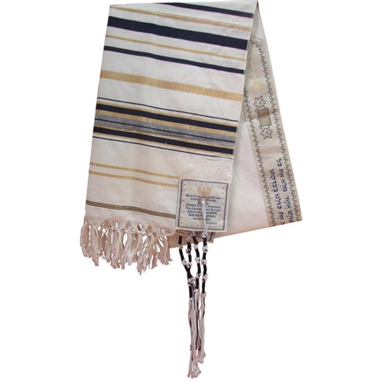 all in one place אביזרי נשים JKRISING Messianic Jewish Tallit Blue and Gold Prayer Shawl Talit and Talis Bag Prayer scarfs