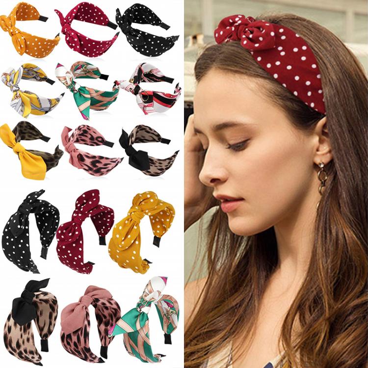 all in one place אביזרי נשים Fashion Women Big Bow Headband Hair Hoop Bands Girls Bowknot Wide Hairbands Ornaments for Girls Hair Accessories Headdredss