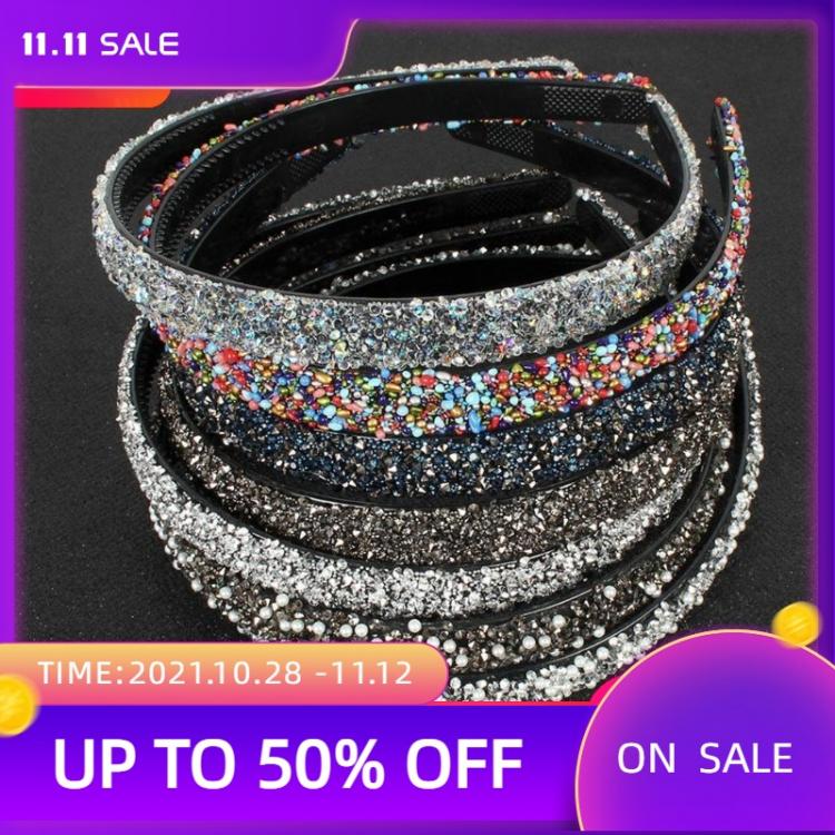 all in one place אביזרי נשים Luxury Crystal Pearl Rhinestone Headbands Fashion Women Hair Accessories Headdress Padded Hairbands Hair Bands Sparkly Hair Hoop