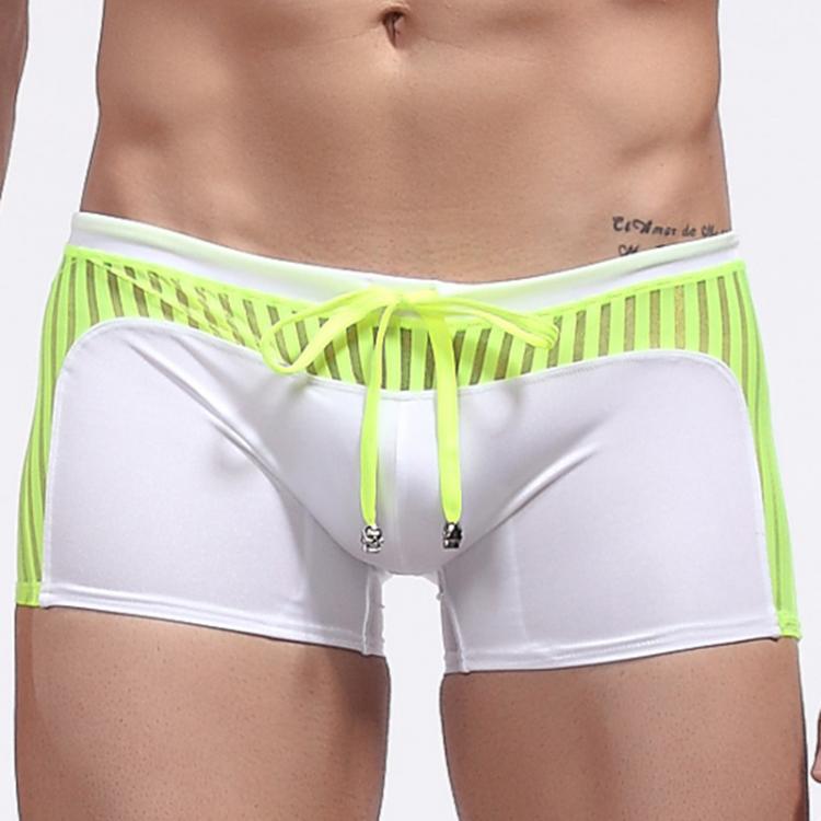all in one place בגדי גברים Womail Men's Swimwear Sexy Men's Boxers Swimming Shorts Comfortable and Soft Swim Trunks Stretch Fabric Sport Swimwear