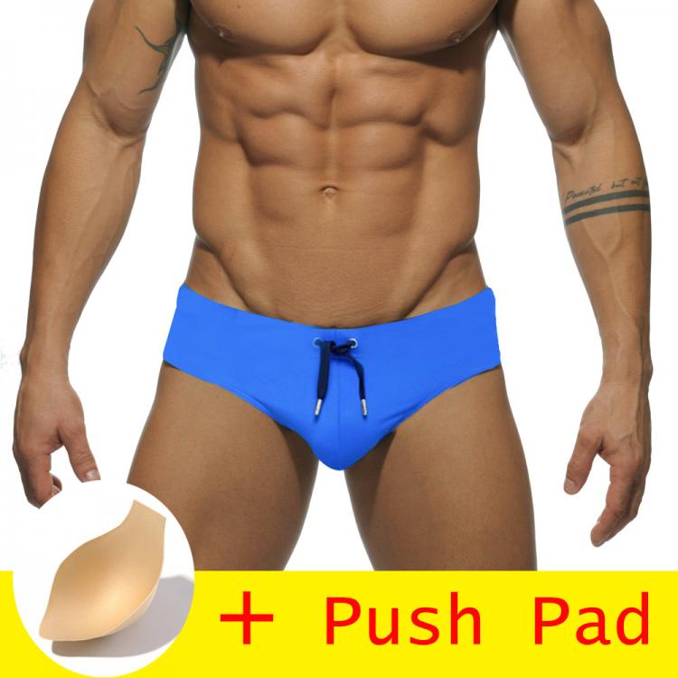 all in one place בגדי גברים 17 Styles Hot Sell Swimwear Men Brief With Pad Low Waist Sexy Swimsuit Waterproof Swimming Trunks Men Swim Shorts Sunga 2018 New