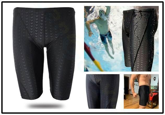 all in one place בגדי גברים Men beach pool water repellent Swimwear fifth Swimming Trunks Shark Skin pattern Breathble sport training Swimming Shorts