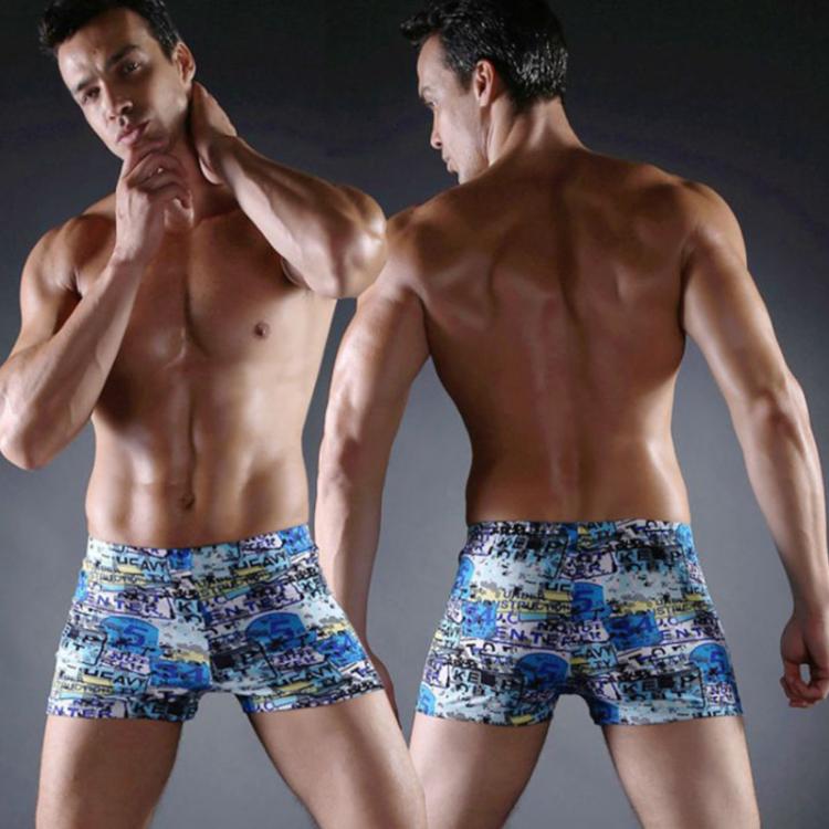 all in one place בגדי גברים Plus Size Swim Trunks  Mens Swimwear  Printed Square Horn Swim Trunks  Beach Surf Clothing  High Elastic And Quick Dry Swim Trun